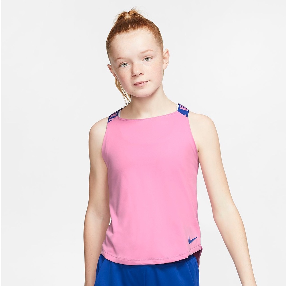 NWT GIRLS PINK NIKE TANK TOP